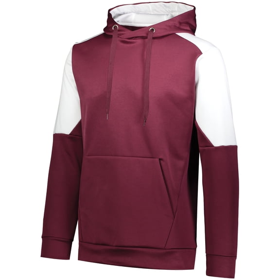 Holloway Sportswear 3XL Blue Chip Hoodie Maroon/White 222540