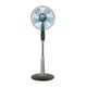 thumbnail image 1 of Rowenta VU5670 Turbo Silence Oscillating 16-Inch Stand Fan Powerful and Quiet with Remote Control,5-Speed, Silver, 1 of 5