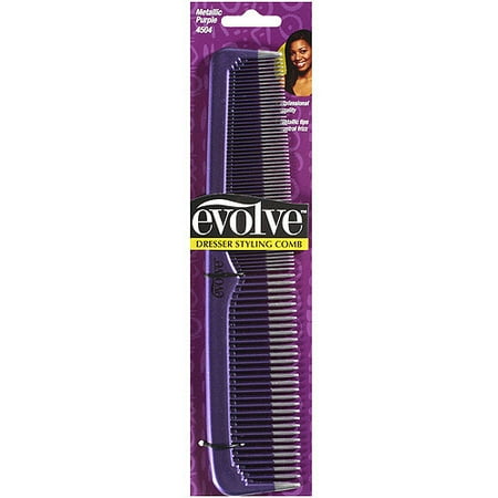 Evolve Dresser Styling Comb, Metallic Purple