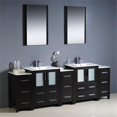 thumbnail image 2 of Fresca FVN62-72-UNS Espresso Torino 84" Free Standing Double Vanity Set, 2 of 5