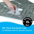 SlipX Solutions AntiSlip Extra Large 27 x 27 Square Shower Mat with