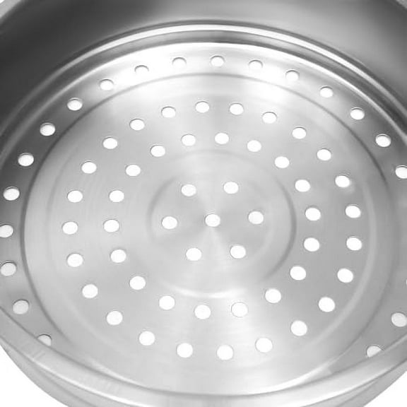 Stainless Steel Steamer Pot Thick-bottomed, 5-tier Steamer Pot for Cooking Steamer Pot, Food-Grade 304 Stainless Steel Food Steamer Cookware for Gas Electric Stove (10In/26CM)