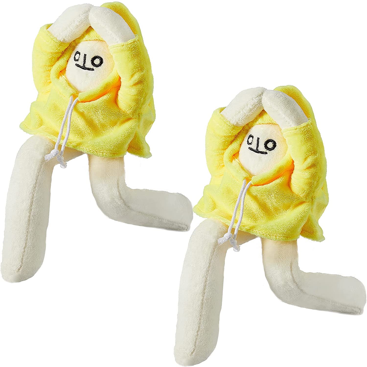 Peel-Off Banana Plush Stuffed Toy - Kid Stuffed Fruit Toy 8 / 20.3 cm.