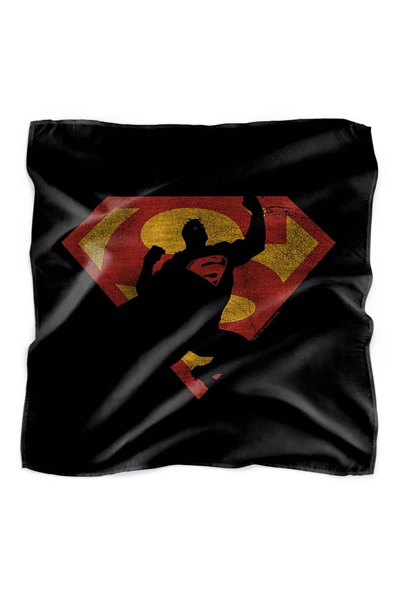Superman S Shield Knockout Bandana (21 in x 21 in)