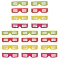 thumbnail image 3 of 20 gafas 3D planas con montura de cartón para películas y juegos 3D, 3 of 8