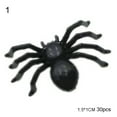 thumbnail image 5 of comerut 30Pcs/Set Plastic Realistic Mini Spider Toy Halloween Party Prop Decoration, 5 of 8