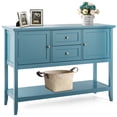 thumbnail image 2 of Canddidliike Wooden Sideboard Buffet Console Table with Drawers and Storage-Blue, Narrow Console Table for Foyer & Entry Spaces, 2 of 7