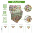 thumbnail image 5 of Easter Bunny Table Runner Linen Burlap Table Runner 72 Inches Long Spring Easter Eggs Floral Sage Green Check Dresser Scarves for Kitchen Island Coffee Dining Party Wedding Holiday Decor 14"x72", 5 of 8