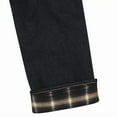 thumbnail image 6 of Lands' End Men's Flannel Denim Jeans, Gray, 36x30, 6 of 6