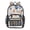 Hand-drawn Shell Pattern, variant on PVC Transparent Backpacks Clear Backpack for Travel and Outings Hand-drawn Shell Pattern