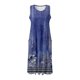 thumbnail image 3 of WILLBEST Vestido Largo Informal De Verano Para Mujer, Estampado, Sin Mangas, Hasta La Rodilla, Para Playa, Cuello Redondo, Con Bolsillos, Para Vacaciones, Viajes Y Uso Diario., 3 of 3