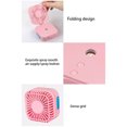 thumbnail image 4 of Naiovety Humidificador de aire acondicionado recargable USB de verano con ventilador plegable de mano con luz de noche LED colorida Escalada No.2 Naiovety OD016612-02, 4 of 6