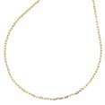 thumbnail image 3 of 10K Yellow Gold 1.20mm Oval Link Cable Chain Fancy Italian Necklace 22 Inch, 3 of 7