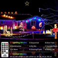 thumbnail image 4 of Cadena de hadas LED Eueasy 1000 de luces navideñas, 105 m, para exteriores, 4 of 7