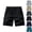 Black, variant on LTTVQM Men's Athletic Shorts Quick Dry Workout Lightweight Running Elastic Waist Drawstring Summer Gym Shorts with Zipper Pockets Black 3XL