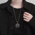 thumbnail image 6 of HOOUN Pendant Necklace for men Double wolf head Jewelry with Chain Gift, 6 of 6