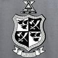 thumbnail image 3 of CafePress - Delta Chi Black And White Coat Of Arms Sweatshirt - Zip Hoodie, Classic Hooded Sweatshirt with Metal Zipper, 3 of 4
