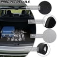 thumbnail image 6 of COEQINE Universal Trunk Liner for Dogs Cats, All Season Washable Cargo Cover Heavy Duty Rear Trunk Mat for for SUV Sedan Truck, 29" x 39", Deer American Flag Black, 6 of 7