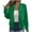 Green, variant on Women's Casual Zip Up Jackets Long Sleeve Hoodless Textured Lightweight Bomber Jacket Coat Solid Color Fall Outwear (L, Blue)