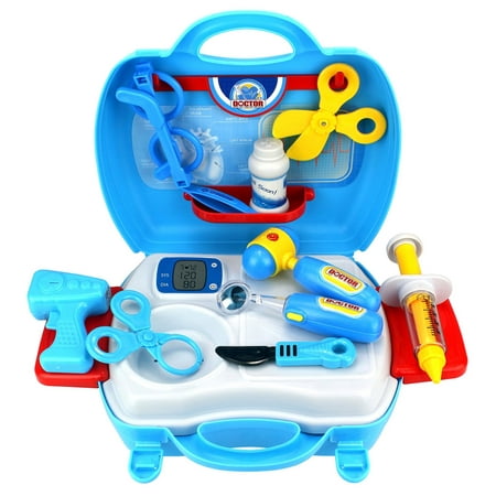 Dream Doctor Suitcase Children's Kid's Pretend Play Toy Doctor Nurse Set w/ Tools, Accessories