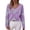 Purple, variant on Women's Sequins Sweater V Neck Knit Diamond Pattern Loose Hollow Out Long Sleeve Pullover Trendy Casual Tops (2XL, White)