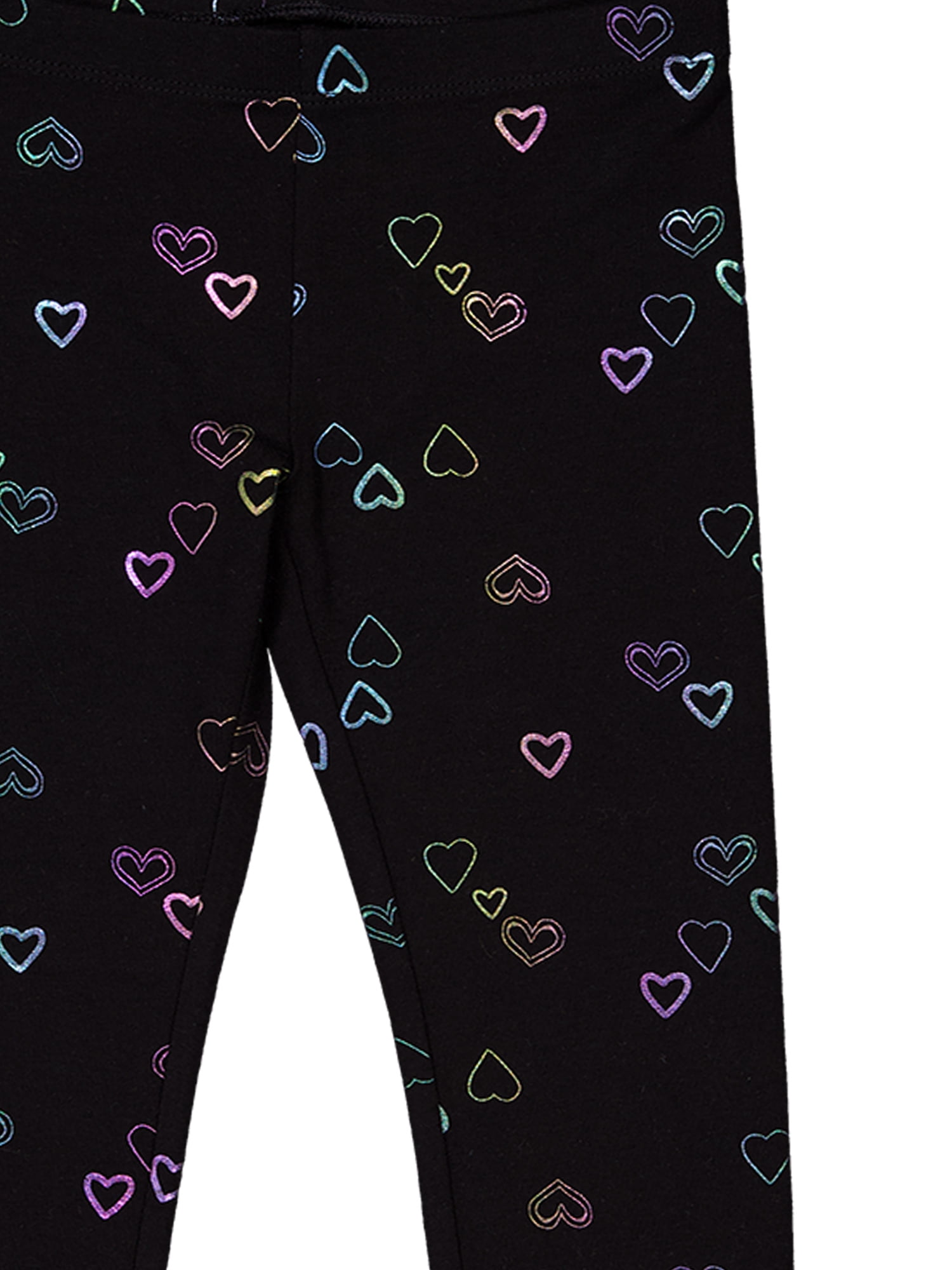 Wonder Nation Girls Kid Tough Leggings, 3-Pack, Sizes 4-18 & Plus