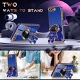 thumbnail image 3 of for iPhone 7 Plus/iPhone 8 Plus Case Astronaut Cute for Women Girls Girly Unique Royal Blue Phone Cases with Astronaut Hidden Stand Kickstand 6D Design Cover for iPhone 7Plus/8Plus 5.5 inch, 3 of 11