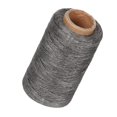 thumbnail image 4 of Fil ciré 150D 250 m, cordon plat fait main pour couture, accessoires pour bricolage, cuir, gris foncé, 4 of 4