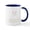 White/Navy Inside, variant on CafePress - Happy Easter Mugs - 11 oz Ceramic Mug - Novelty Coffee Tea Cup