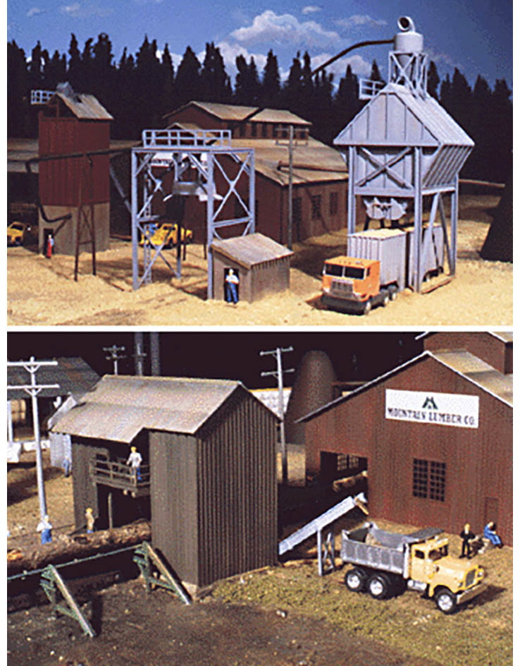 Walthers Cornerstone Series174 N Scale Mountain Lumber Sawmill Kit for sale online 