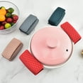 thumbnail image 4 of Pans High Non Slip Silicone Clips Anti Burn Clips Hand Ear Temperature Kitchen Restaurant And Bar Cookware Pans Stainless Steel, 4 of 7