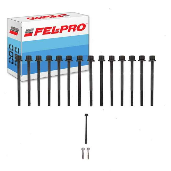 Fel-Pro Cylinder Head Bolt Set compatible with Chevrolet Colorado 2.8L 2.9L 3.5L 3.7L L4 L5 2004-2012