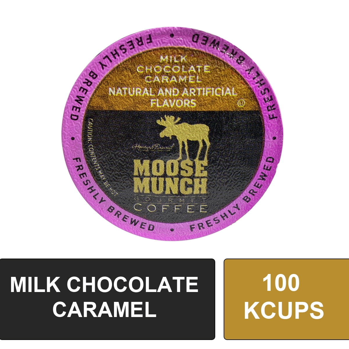 Harry David Moose Munch Milk Chocolate Caramel Medium Roast Coffee Pods 100 Ct Walmart Com Walmart Com