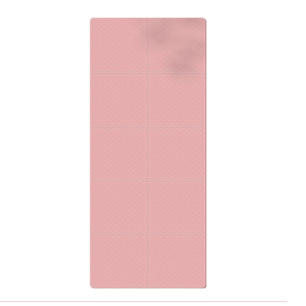 Esterilla de yoga plegable extra gruesa de TPE, portátil, antideslizante, para viajes, para hombres y mujeres, gimnasio en casa, entrenamiento, pilates, almohadilla de suelo