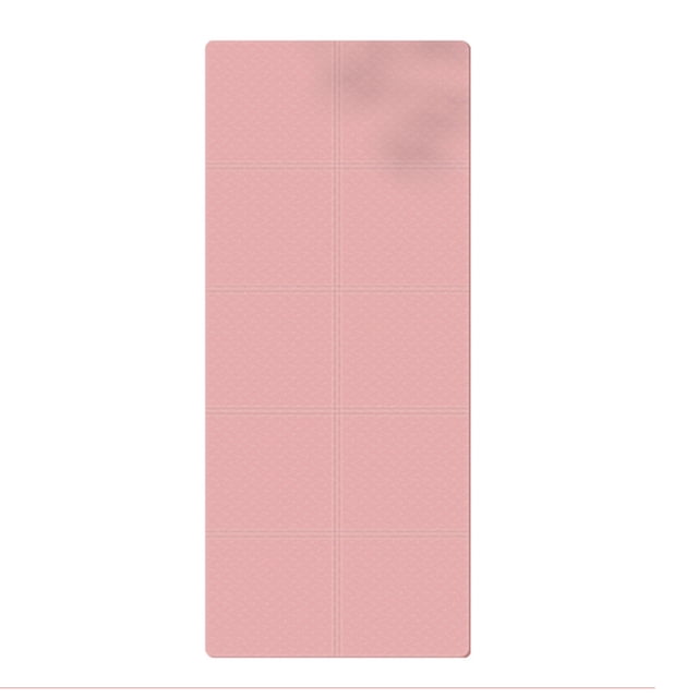 Esterilla de yoga plegable extra gruesa de TPE, portátil, antideslizante, para viajes, para hombres y mujeres, gimnasio en casa, entrenamiento, pilates, almohadilla de suelo