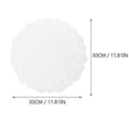 thumbnail image 2 of PENIKOKO 140 Sheets Cake Packaging Pads White Round Oil Absorption for Thanksgiving, 2 of 7