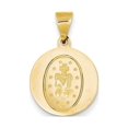 thumbnail image 3 of 14k Miraculous Medal Pendant, 3 of 3