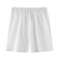 thumbnail image 3 of Pantalones cortos para hombres pantalones cortos elásticos para hombres pantalones cortos de lino para hombres pantalones cortos con cierre de cordón para hombres pantalones ANGGREK Otros, 3 of 8
