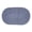 Stonewash Blue, variant on DII Crochet Collection Solid Print Gold Cotton Bath Rug, 27.5" x 27.5", Reversible