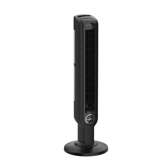 Lasko 36" 4-Speed Oscillating Remote Controlled Tower Fan with Timer, Black, T36511