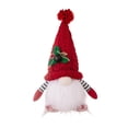 thumbnail image 5 of Lighted Christmas Gnomes Decorations Handmade Plush Gnome Perfect Gift for Christmas Thanksgiving Halloween - 11" Tall, Red/Gray - Battery Operated, 5 of 6