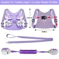 HFRENIVY 3 in 1 Toddler Harness Leashes + Anti Lost Wrist Link, Kids Harness Children Leash for
