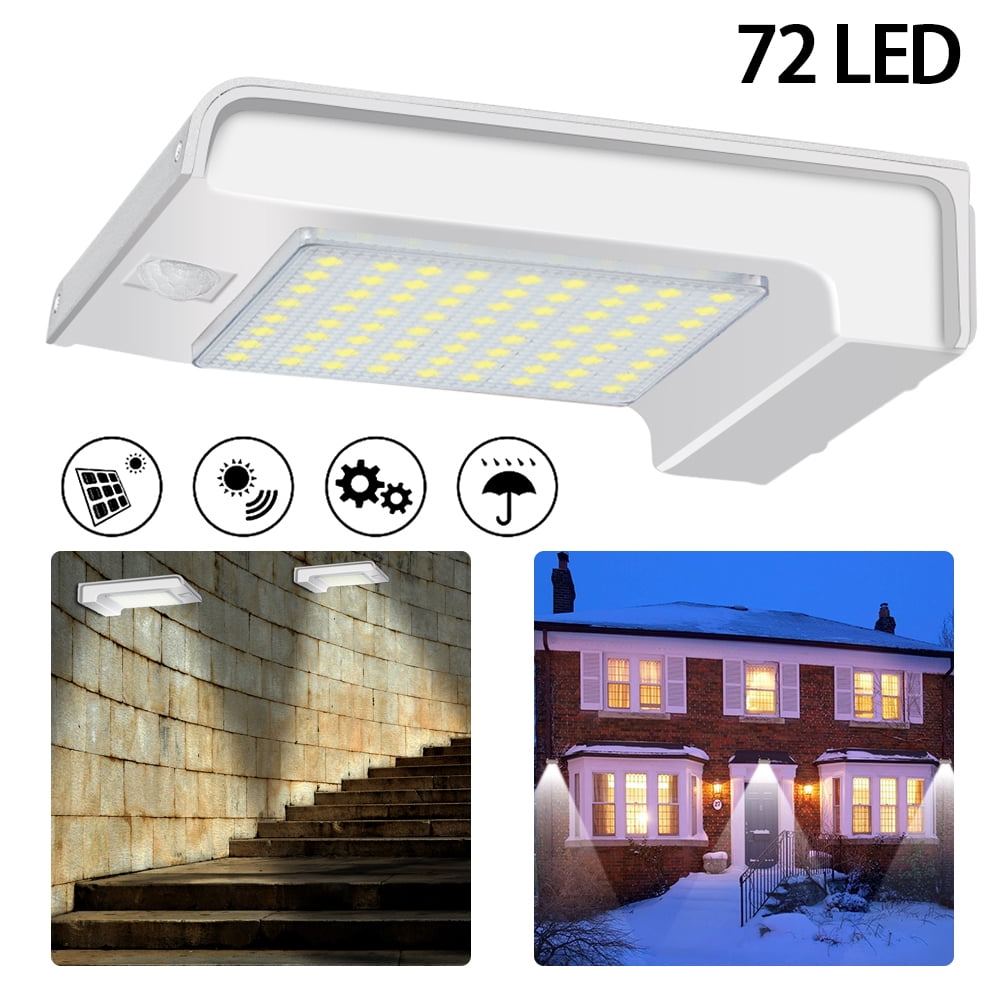 Twin Flood Light External Wall Security Sensor Movement Motion Detector LED SMD