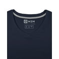 thumbnail image 5 of H2H Mens Casual Slim Fit Long Sleeve V-neck T-Shirts Of Various Colors INDIGO US S/ASIA M (KMTTL0374), 5 of 6