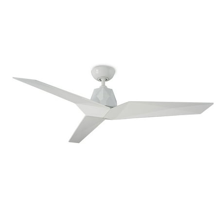 

Vortex Indoor and Outdoor 3-Blade Smart Ceiling Fan 60in Gloss White with Remote Control