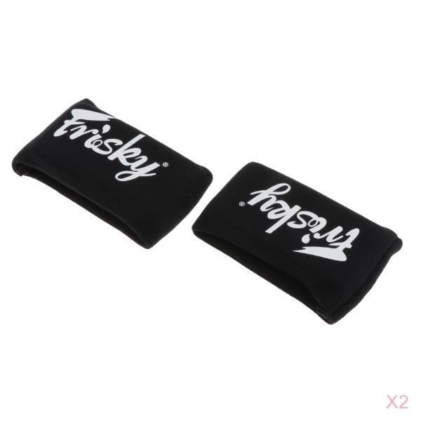 4Pcs Protectores de Boxeo Zulema Gel Padding Negro Empuñadura de protector de nudillos de boxeo