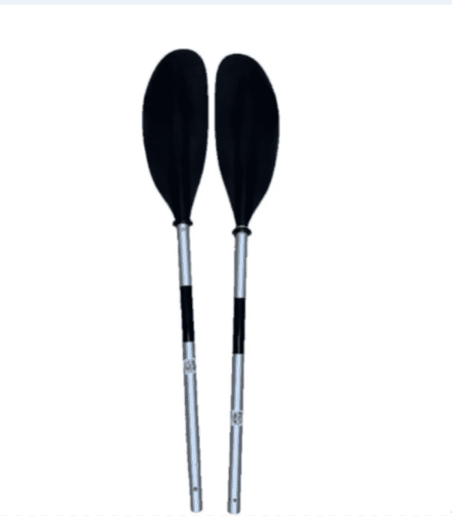 87" Black Aluminum Adult Kayak Paddle 2-Piece for Canoe, Raft, Boat