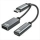 thumbnail image 2 of Cable Adaptador de Carga USB C OTG 2 en 1 PD 60W Tipo C A USB 2.0 Convertidor de Datos para para para Laptop B, 2 of 5