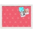 thumbnail image 2 of PinPix 18x13 Custom Cork Bulletin Board Floral Pink Poster Board Has a Fabric Style Canvas Finish, Framed in Floral Pink, by ArtToFrames (PinPix-549), 2 of 6