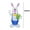 White Pink, variant on 5 Feet Bunny Easter Inflatables Outdoor Decoration, Lighted Bunny Hold Happy Easter Banner with Tether Stakes LED Light Easter Decor Home Yard Lawn Garden Party